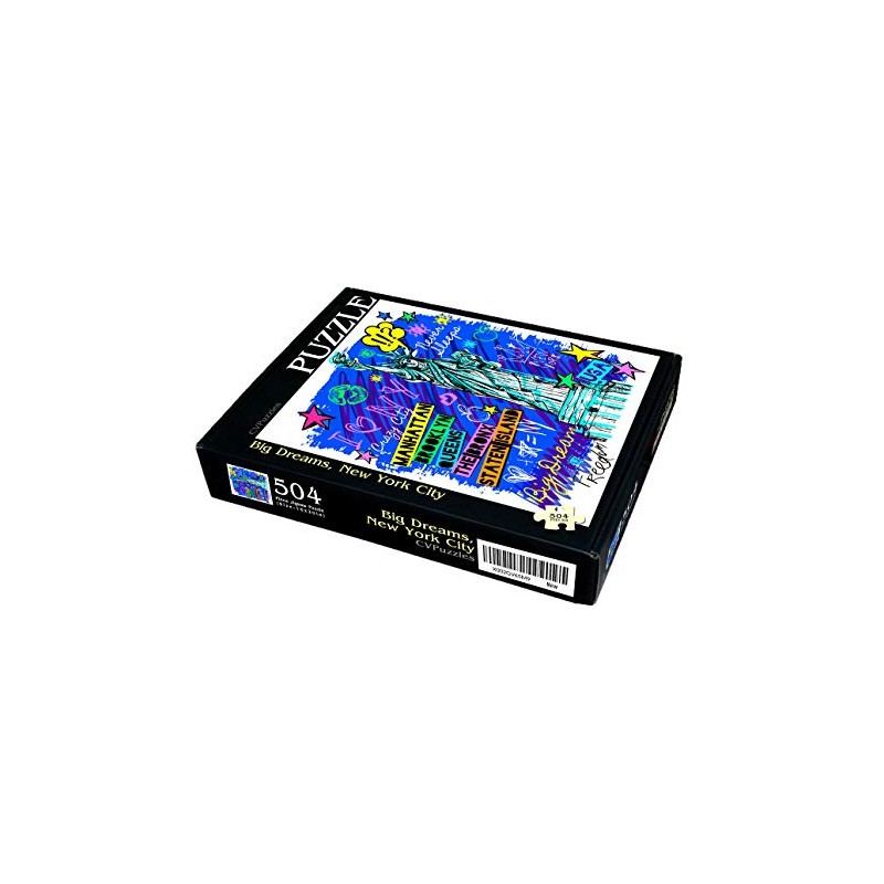 CVPuzzles Big Dreams, New York City 504 Piece Jigsaw Puzzle