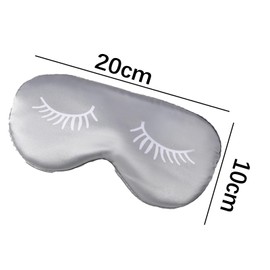 Jimkply 2 Stück Seidenschlafmaske mit verstellbaren Gurten Augenmasken zum Schlafen, Lichtdicht und Verstellbar, Atmungsaktiv und Ohne Druckgefühl