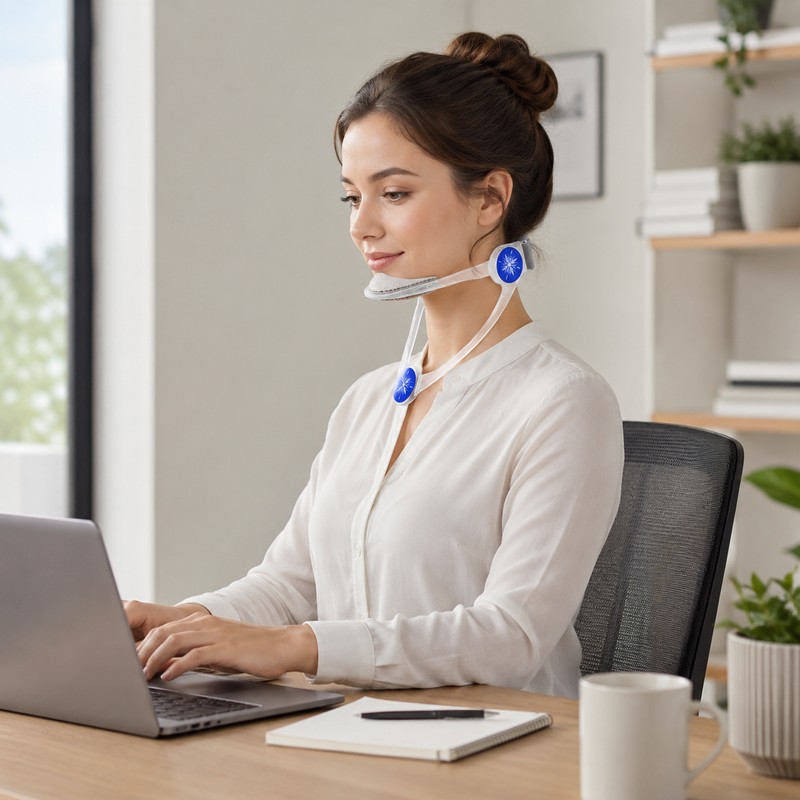 Adjustable Neck Brace for Posture Support – Lightweight Cervical Support