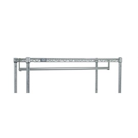 Nexel Coat Rack Rod Kit, 36"W, Chrome Finish