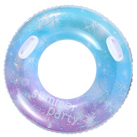 Floating Ring, Starry Sky Float, Swimming, Float, Foldable, Stylish, For Adults and Children, For Beach, Pool, Party, Exercise, Water Play, Heat Protection (Starry Sky, 35.4 inches (90 cm) Handle Included)