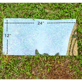 ZHluja 8 Sheets 0.19mm Acetate Mylar Sheet 305 x 610mm Transparent PET Blank Stencil Sheet for Cricut, Silhouette, Craft Template Material