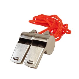 TG,LLC Treasure Gurus 2 Pack Stainless Steel Loud Sport Coach Teacher Referee Lanyard Whistles Football Athletic Accessory