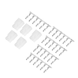 Power Connector, 5 Pieces 6-Pin Shortwave Socket Plug for FT-897D FT-857D IC-725A