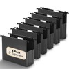 NORDUN Plastic Extra Capacity Hanging File Folder Letter Size,6 Pack