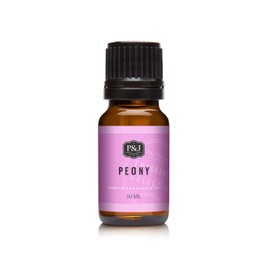P&J Fragrance Oil | Peony Oil 10ml - Candle Scents for Candle Making, Freshie Scents, Soap Making Supplies, Diffuser Oil Scents