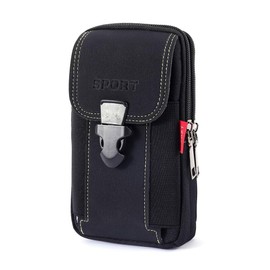 Funda para cinturón de teléfono, Funda para teléfono Celular, Funda de Piel para teléfono Celular con Clip para cinturón, Estuche de Transporte Multifuncional para teléfono