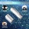 4 Packs Rechargeable LED Strobe Baton Lights Reusable Bottle Service