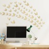 Naler 48 Mariposas Decorativas Pegatina Pared 3D Calcomanía Decoración Adorno