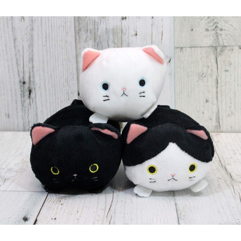 シナダ のっけてにゃんこ ミケ 7×10×6cm ぬいぐるみ アニマル グッズ NKNK-0068M