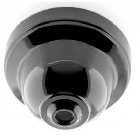 Reproduction Ceiling Rose Cup for use in Retro Ceiling Pendant in Glossy Black Bakelite