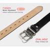 Yahaobelt Mens Belts Leather for Jeans Dress Genuine Leather Tan