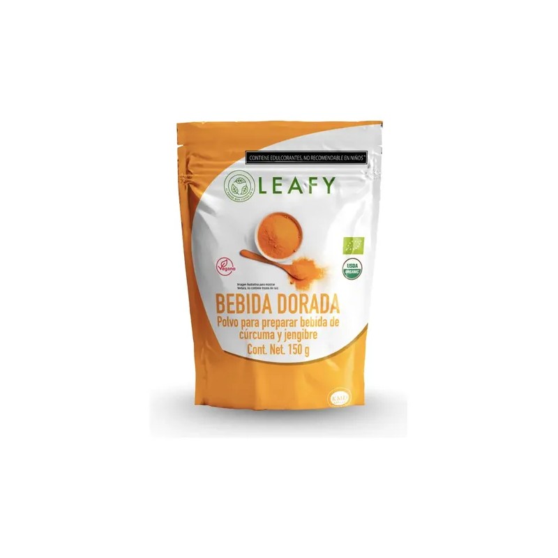 Golden Milk Leafy 150g Curcuma Organica Keto Vegano
