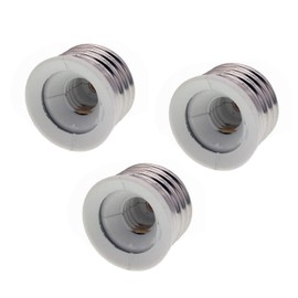 E26 E27 to E11 Adapter,TWDRTDD E26/E27 Standard Medium Screw to Mini Candelabra E11 Socket Adapter Converter (Pack of 3)