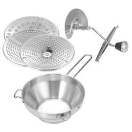1set Stainless Steel Potato Ricer and Masher Manual Vegetable Mashing Tool for Smooth Potatoes Sweet Potatoes and More Easy to Clean Kitchen Gadget