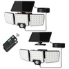 Lepro Solar Security Lights Outdoor Motion Sensor, 2 in 1