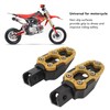 1 Pair Motorcycle Footpeg Left Right Anti Slip Universal Aluminum