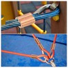 PATIKIL M2.5(3/32") Copper Crimping Loop Sleeve, 25 Pack Wire Rope