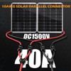 OWINUSTECH Solar Y Connector 10AWG,42CM Solar Connectors Y Solar Parallel