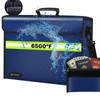Fireproof Money Bags with Lock-6500°F Fireproof Document Box,10 Layers Insulation