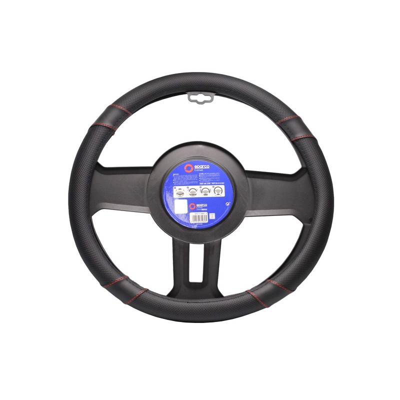 Sparcocorsa SPC1113BKJ_S Sparco-CORSA Steering Wheel Cover, Small, Black