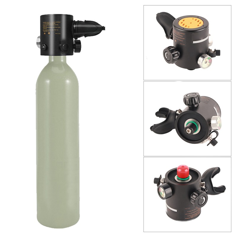 SMACO S500 Aviation Aluminum Scuba Diving Valve Snorkeling Respirator Refill