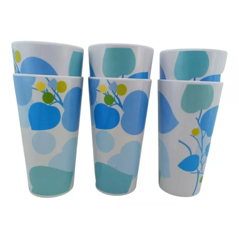 Tab and Kit Vaso Mesa Tipo Plástico Melamina Bleaf 400