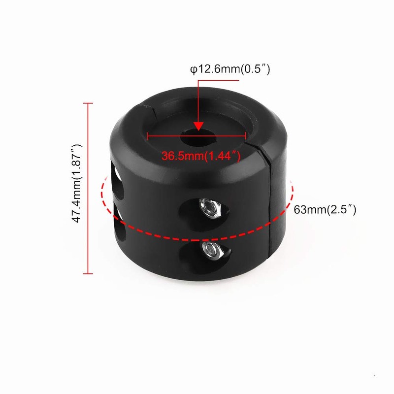 Winch Stopper ATV-SCHS Cable Hook Rubber Stopper Winch Line Saver