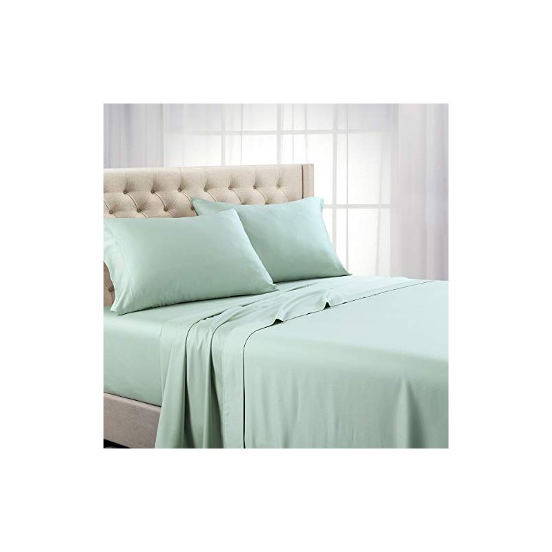 Abripedic Solid 600-Thread-Count, 100-Percent Tencel Lyocell, Full Size, 4PC Bed