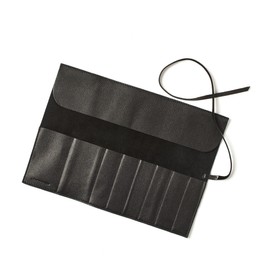 Leatherology Black Onyx Paintbrush Roll