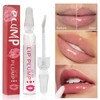 Instant Volumizing Lip Plumper Gloss - Hydrating, Moisturizing Clear Lip