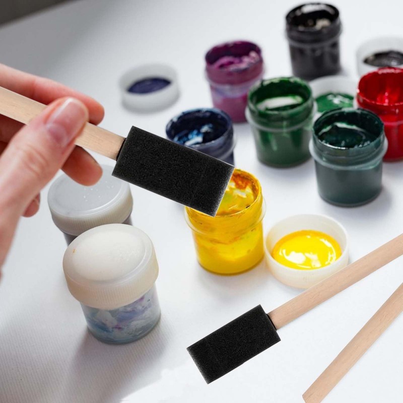 24 Pcs Sponge Brush, Foam Brush, Easy To Use Sponge