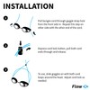 Flow Goggle Strap Kit (2-Pack) - Replacement Bungee Cord Straps