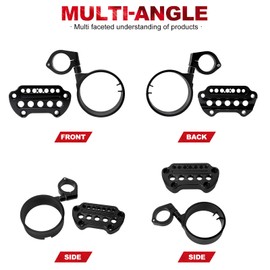 Motorcycle Speedometer Ring Relocation Bracket Side Mount Instrument Cover Handlebar Clamp Fit for Harley Sportster XL 1200 883 XL883 XL1200 Iron 883 Forty Eight 72 48 1993-2022