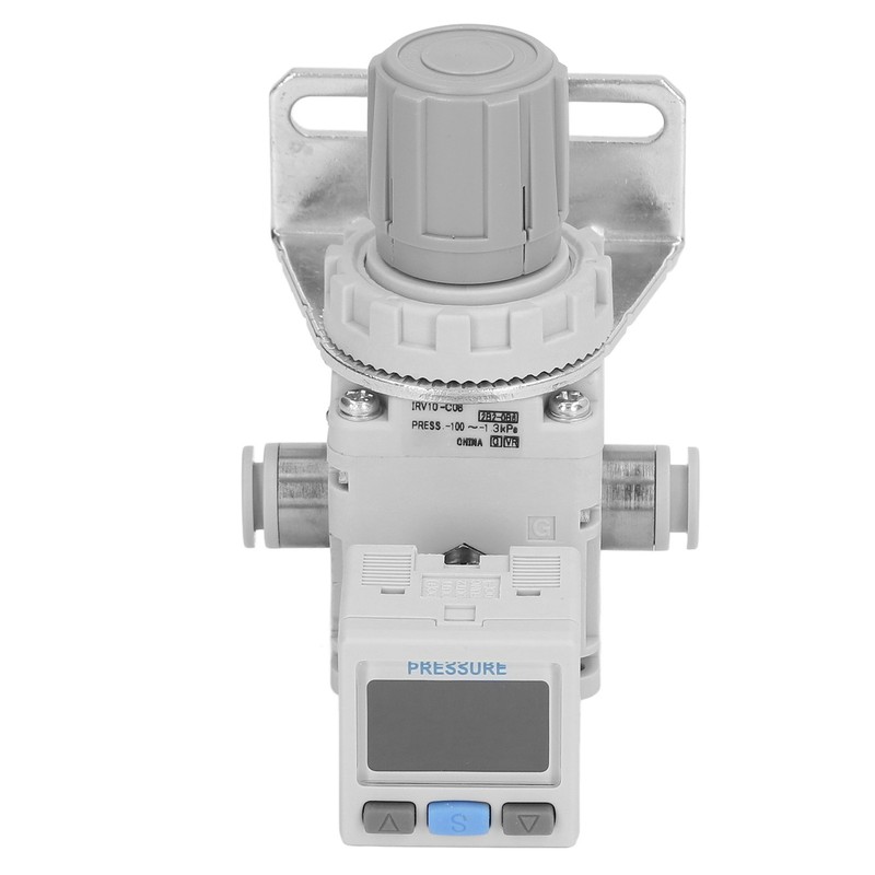 Air Pressure Regulator with Bracket Digital Pressure Gauge Pneumatic Vacuum
