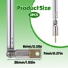 2 PCS Telescopic Antenna, 4 Section 24 Inch Fm Radio
