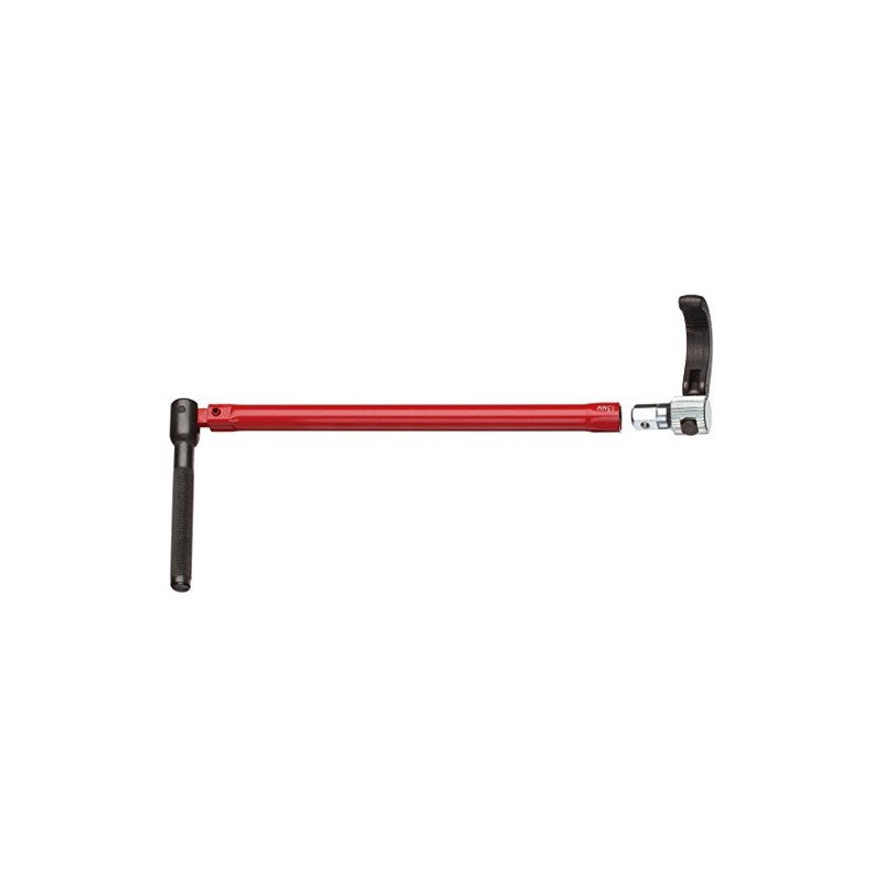 Heytec 90950103220 Basin Wrench, Red/Black
