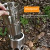 Stainless Steel Cookware Set Portable Camping Stove Cooking Pot Set