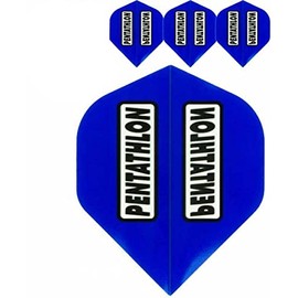 abcdarts Unisex Adult Pentathlon Classic Dart Flights, Dark Blue, Classic EU