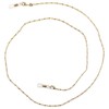CG-104 Pearl Glass Cord, Brass, 28.3 inches (72 cm), Gold