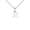 Letter chain R silver letter pendant R + incl. luxury