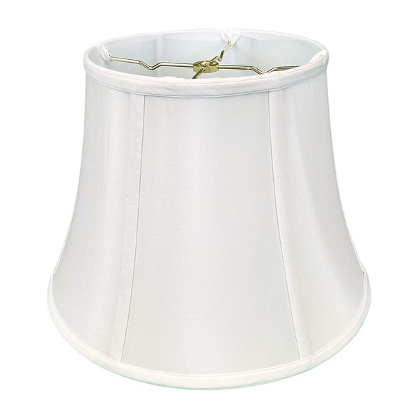 Royal Designs Modified Bell Lamp Shade - White - 9 x 14 x 10.5