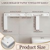 21 Inches Poop Wood Toilet Paper Holder Funny Poop Toilet
