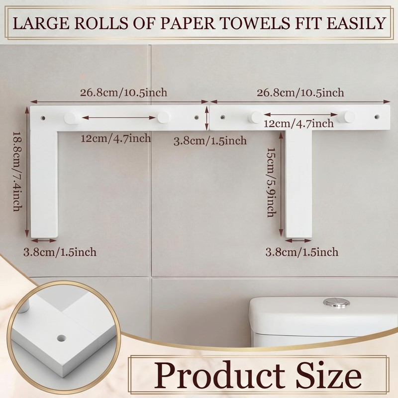 21 Inches Poop Wood Toilet Paper Holder Funny Poop Toilet