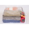Vinylpac Set of 10 Clear Vinyl Zippered Storage Bags 22