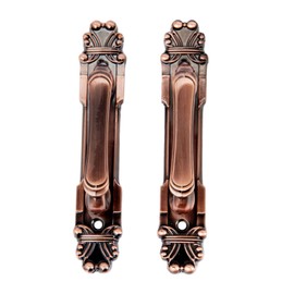 2Pcs Antique Bronze Cabinet Handles,Vintage Cabinet Handles Cupboard Handle 165mm Retro Bronze Drawer Pull Knobs,Pull Handle for Cupboard Wardrobe Furniture Hardware
