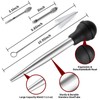 QPMR Turkey Baster With Cleaning Brush, Stainless Steel Baster Tool