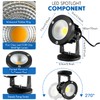LCARED Led Spotlights Outdoor, Warm White 12W Spot Lights Indoor,120V