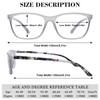 CLASAGA 4 Pack Progressive Multifocus Reading Glasses for Women Men