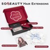SOBEAUTY Clip in Hair Extensions, Real Human Hair Extensions, 100%